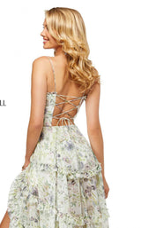 Sherri Hill 52665 Ivory Multi