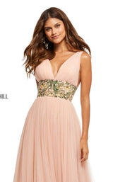 Sherri Hill 52670 Blush Multi