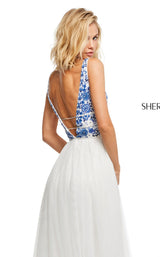 Sherri Hill 52672 Ivory/Blue
