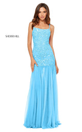 Sherri Hill 52677 Light Blue