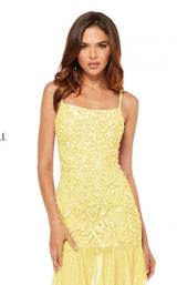 Sherri Hill 52677 Light Yellow
