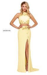 Sherri Hill 52682 Light Yellow