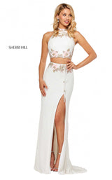 Sherri Hill 52682 Ivory/Pink