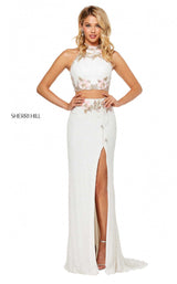 Sherri Hill 52682 Ivory/Pink