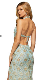 Sherri Hill 52683 Light-Blue-Gold