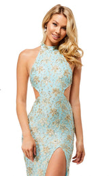 Sherri Hill 52683 Light-Blue-Gold