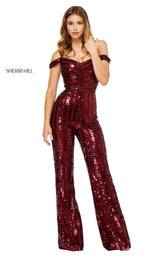 Sherri Hill 52684 Burgundy