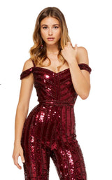 Sherri Hill 52684 Burgundy