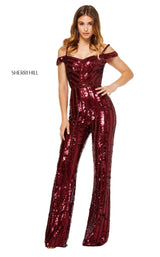 Sherri Hill 52684 Burgundy