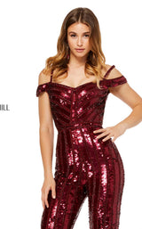Sherri Hill 52684 Burgundy