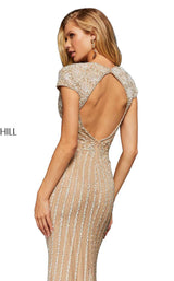 Sherri Hill 52685 Nude/Silver