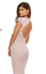Sherri Hill 52685 Pink-Silver-Ivory
