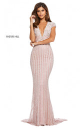 Sherri Hill 52685 Pink-Silver-Ivory