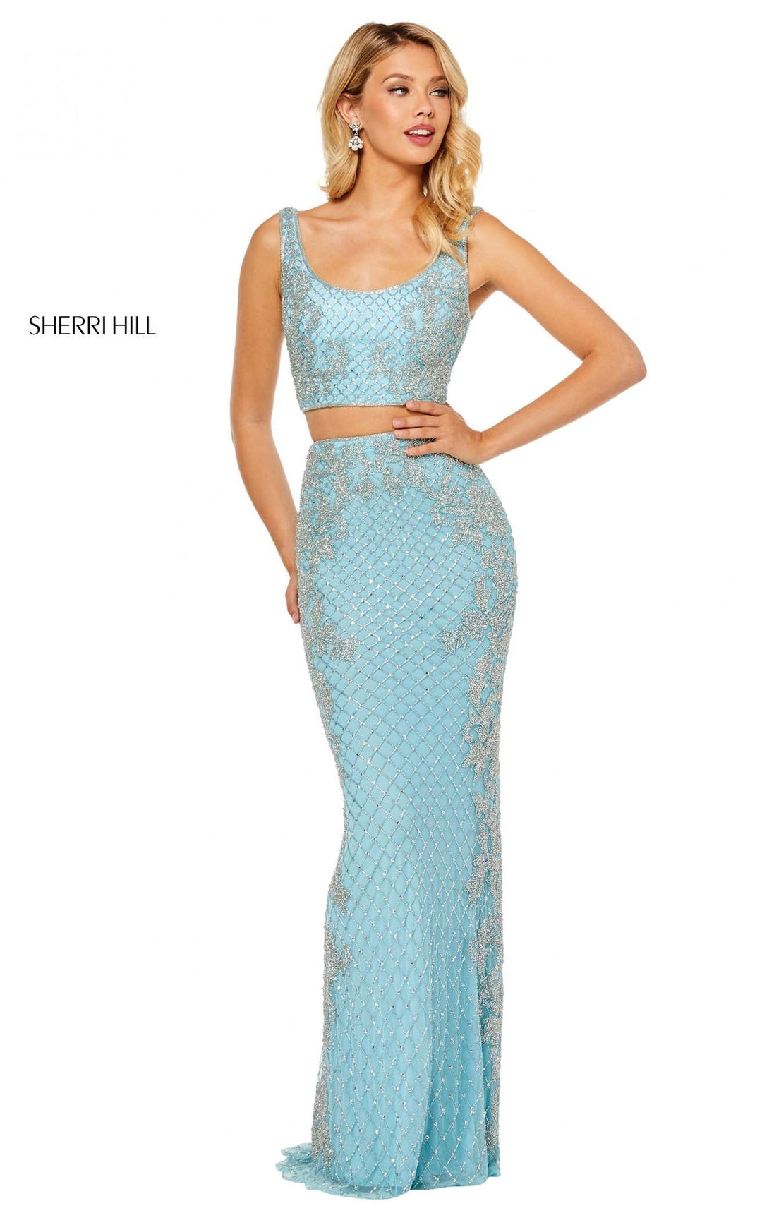 Sherri Hill 52686 Light Blue