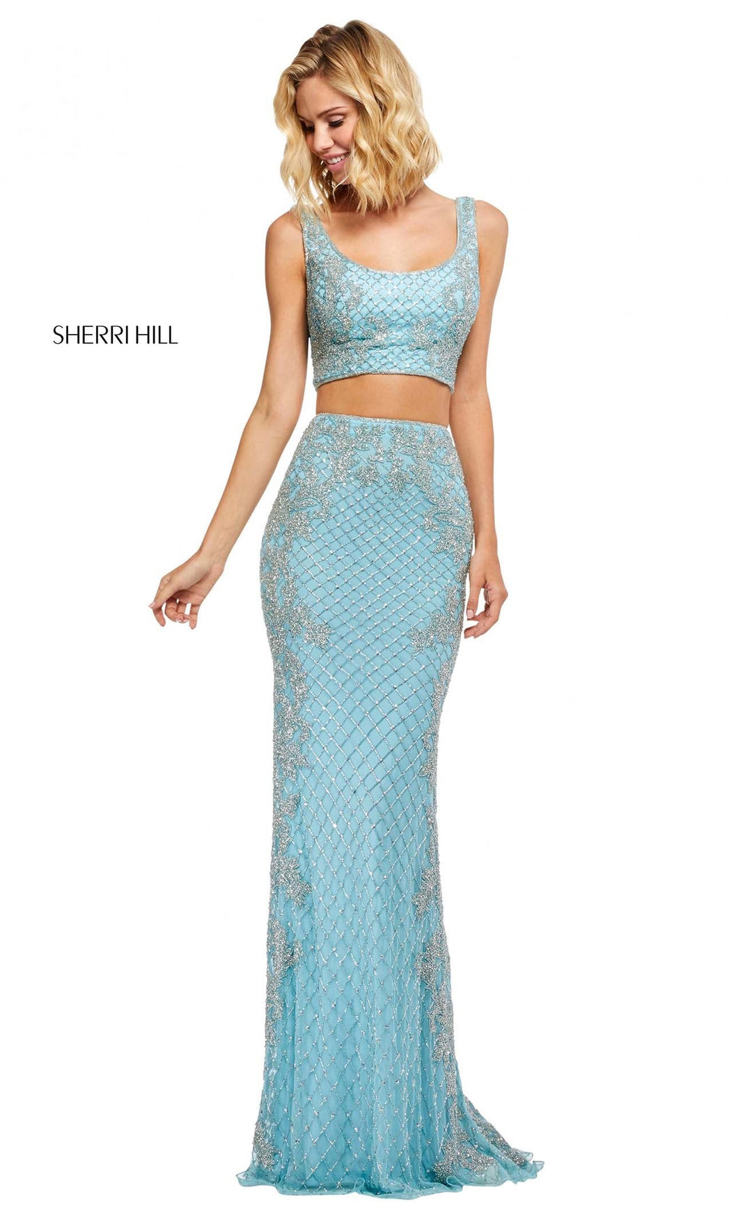Sherri Hill 52686 Light Blue