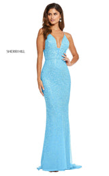 Sherri Hill 52689 Light Blue