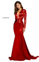 Sherri Hill 52698 Dark Red