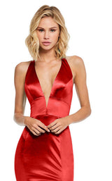 Sherri Hill 52702 Dark Red