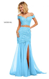 Sherri Hill 52719 Light Blue