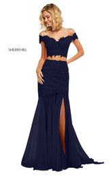 Sherri Hill 52719 Navy