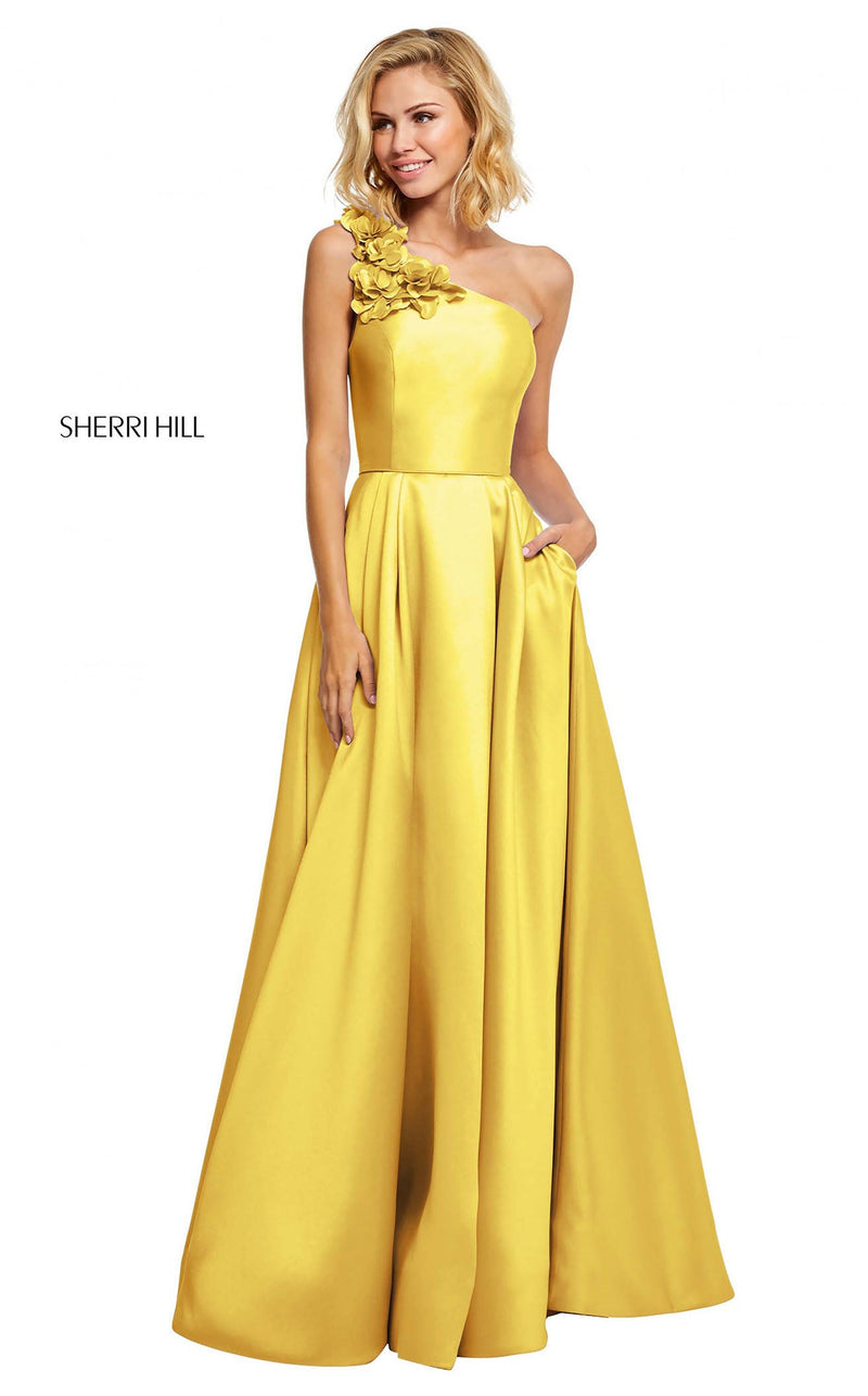 Sherri Hill 52720 Yellow