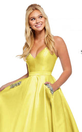 Sherri Hill 52725 Yellow