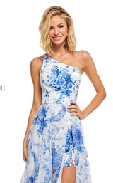 Sherri Hill 52728 Ivory-Blue-Print
