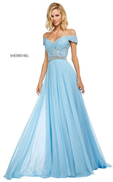 Sherri Hill 52729 Light Blue