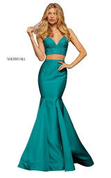 Sherri Hill 52734 Dark Turquoise
