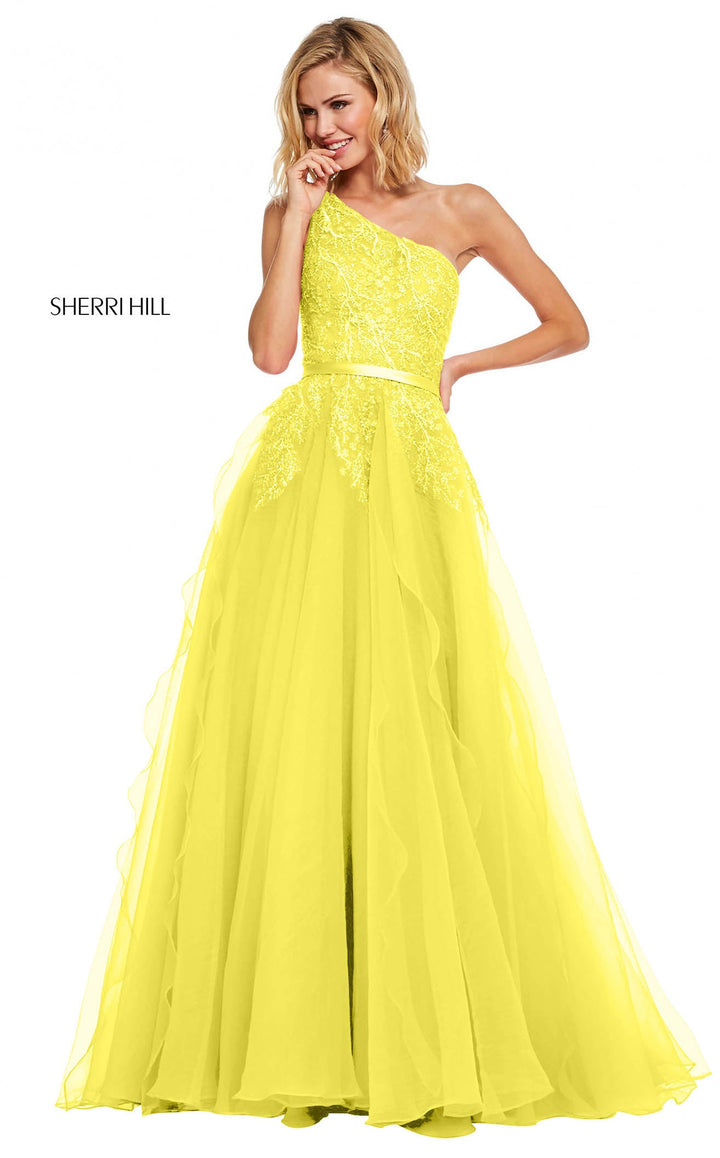 Sherri Hill 52736 Yellow