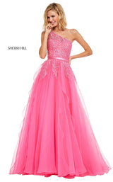 Sherri Hill 52736 Hot Pink