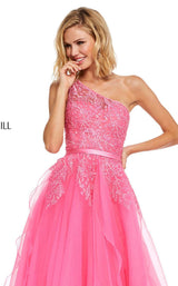 Sherri Hill 52736 Hot Pink