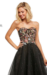 Sherri Hill 52739 Black Multi
