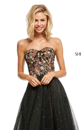 Sherri Hill 52739 Black Multi
