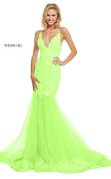 Sherri Hill 52741 Light Green