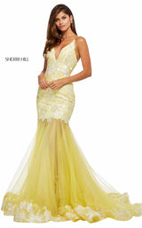 Sherri Hill 52741 Yellow