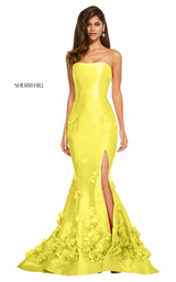 Sherri Hill 52744 Yellow