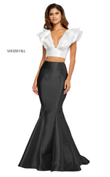 Sherri Hill 52747 Ivory/Black