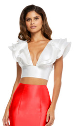 Sherri Hill 52747 Ivory/Red