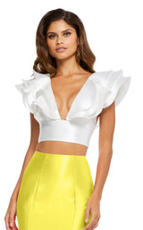 Sherri Hill 52747 Ivory-Yellow