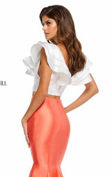 Sherri Hill 52747 Ivory-Orange