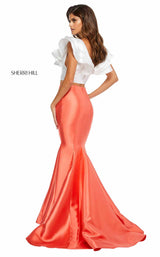 Sherri Hill 52747 Ivory-Orange
