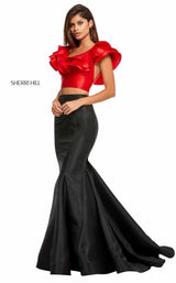 Sherri Hill 52747 Red/Black