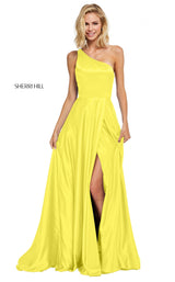 Sherri Hill 52750 Yellow