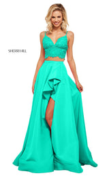 Sherri Hill 52754 Aqua