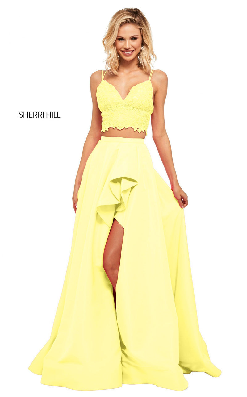 Sherri Hill 52754 Yellow