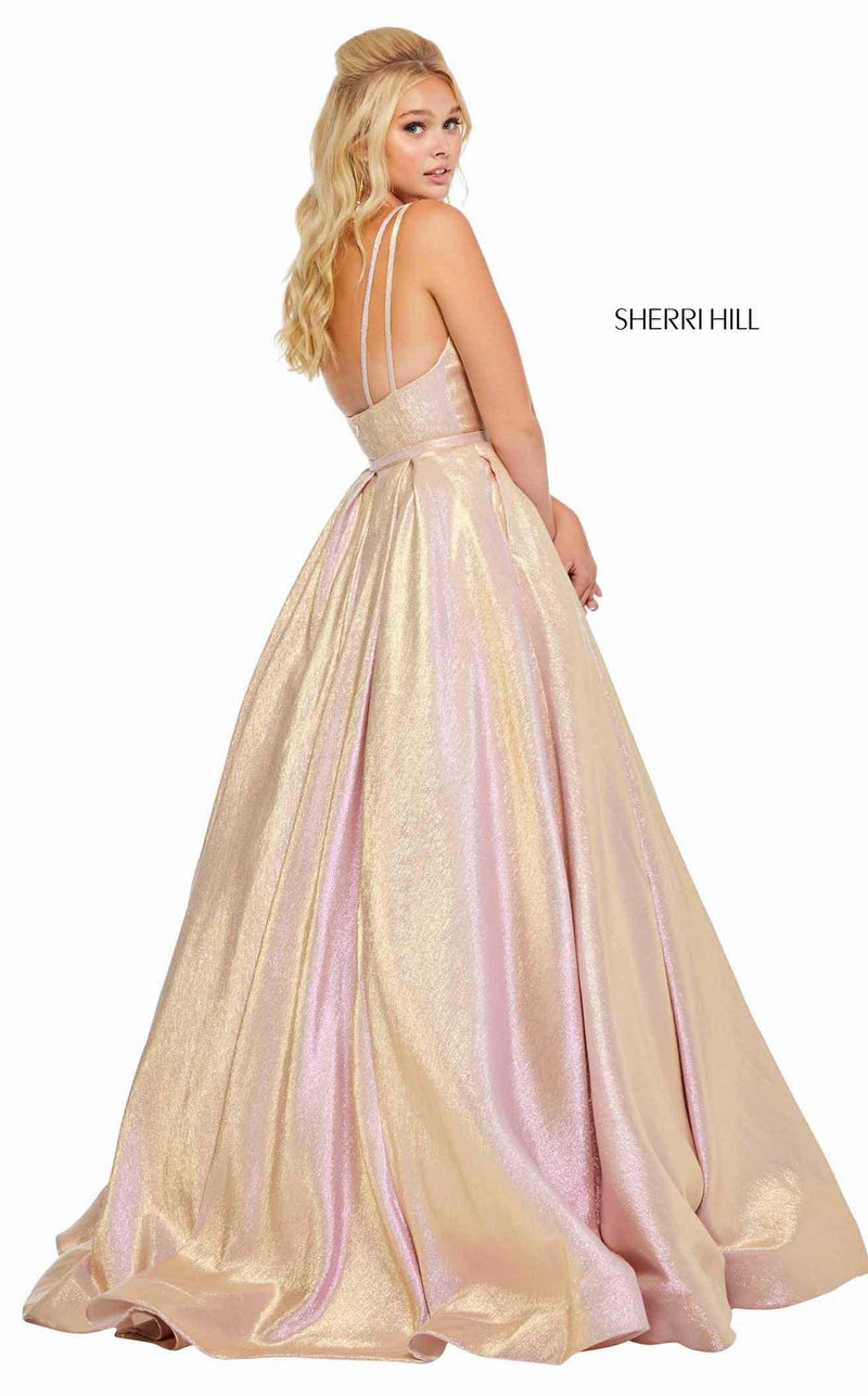 Sherri Hill 52755 Rose Gold