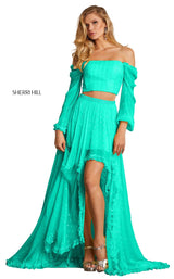 Sherri Hill 52756 Aqua