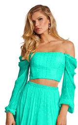 Sherri Hill 52756 Aqua