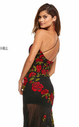 Sherri Hill 52761 Black/Red